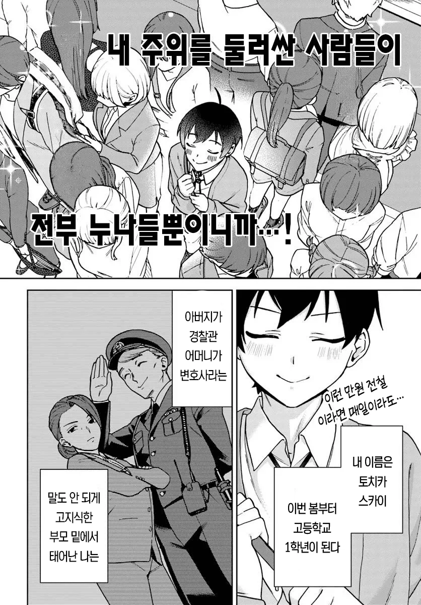 누나사랑꾼 누나성벽 남고딩 만화 (5)