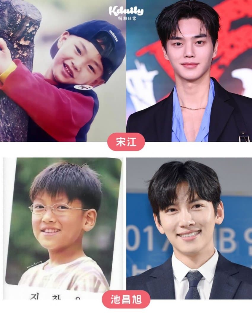 남자 배우들 어릴적 모습과 현재 모습 (18)