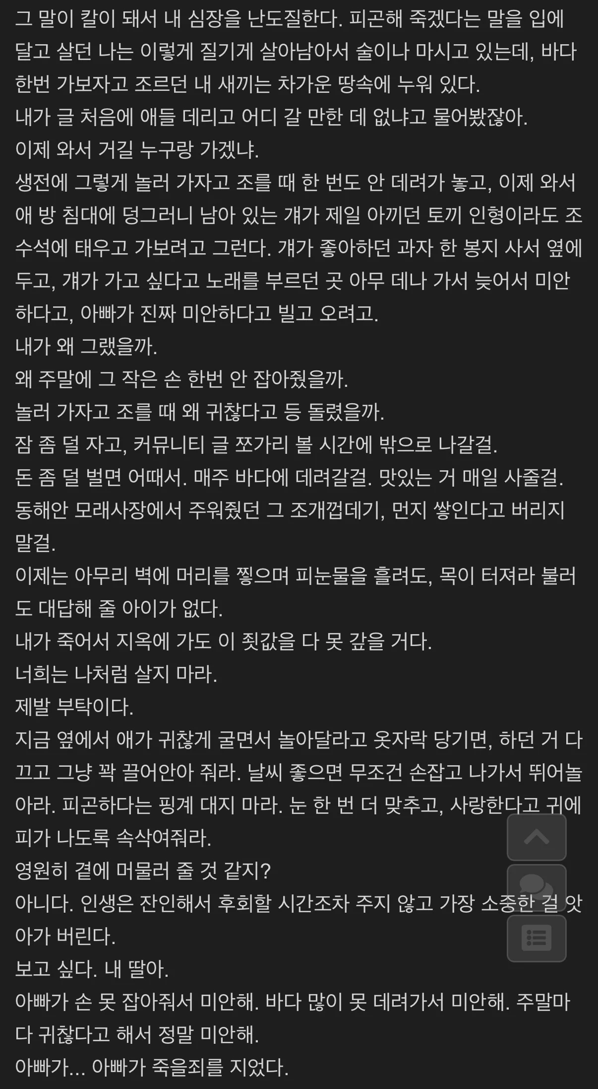 익게에 올라온 어느 딸바보 아빠의 글 (5)