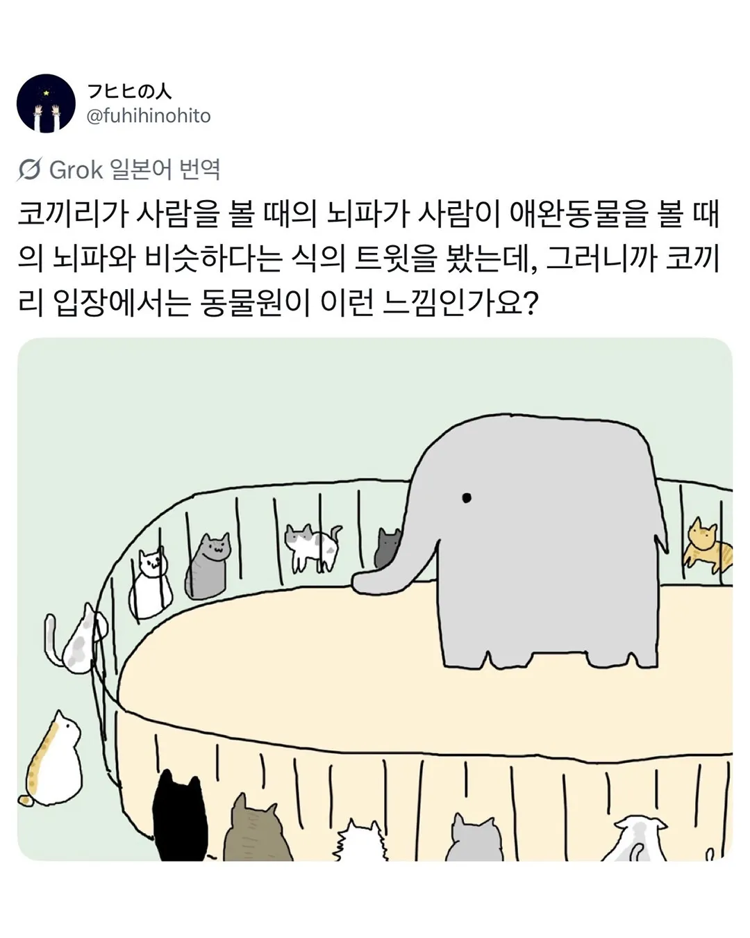 동물원에 사람이 오면 제일 기뻐하는 동물