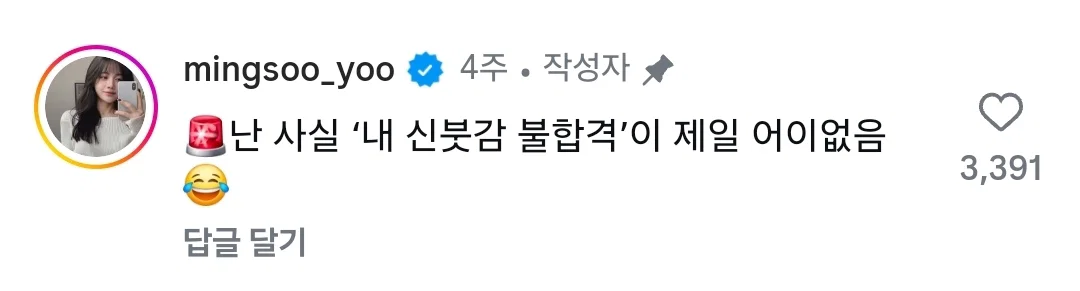 인스타에 37살 미혼이라고 올리면 듣는 말 (20)