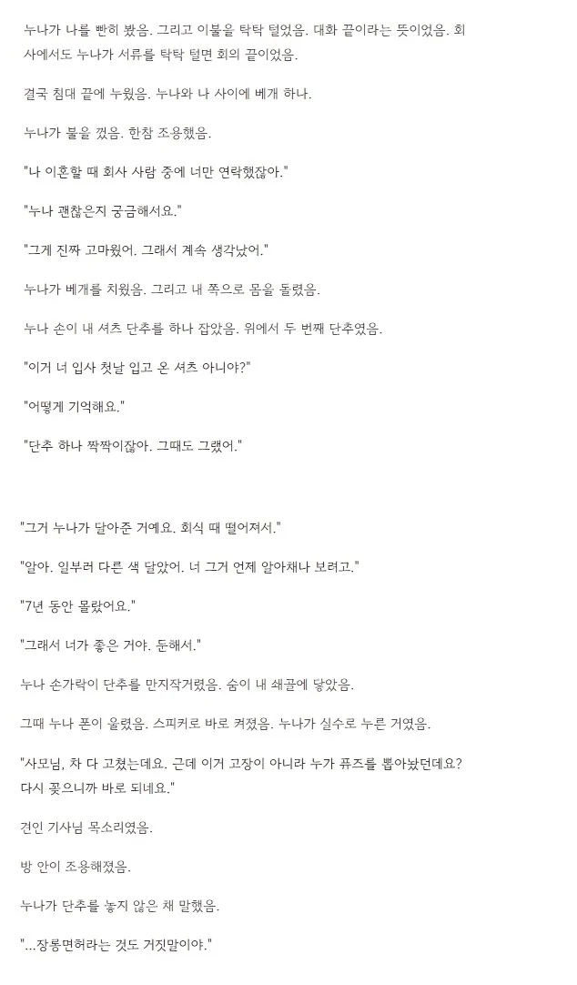 이혼녀랑 모텔 간 썰 (3)
