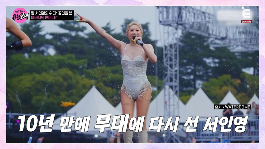 방송에서 워터밤 최고의 스타1위 달성한 서인영 눈나 (9)