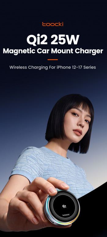 [알리] 투키 QI2.2 25W 차량용 무선 충전기