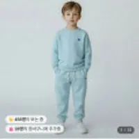 블루독 키즈 베이직 맨투맨 티셔츠 3종 / 시보리 바지 4종 중 택1