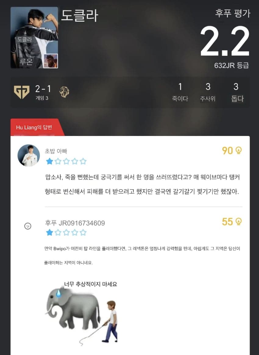 WORLDS) GEN VS LYON 후푸평점 (21)