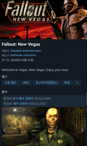 [스팀] Fallout: New Vegas