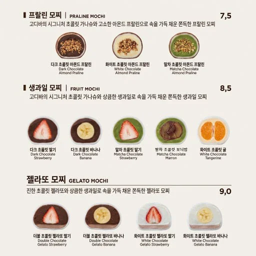 한정선만큼 (?) SNS 인플루언서들이 많이 먹는 것 같은 고디바 모찌 (2)