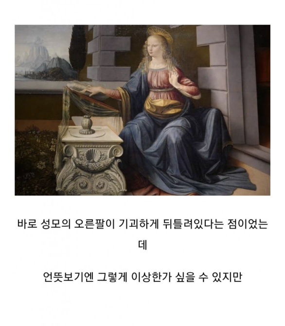 너무 이상하게 그려 의문이었던 다빈치 그림 (2)