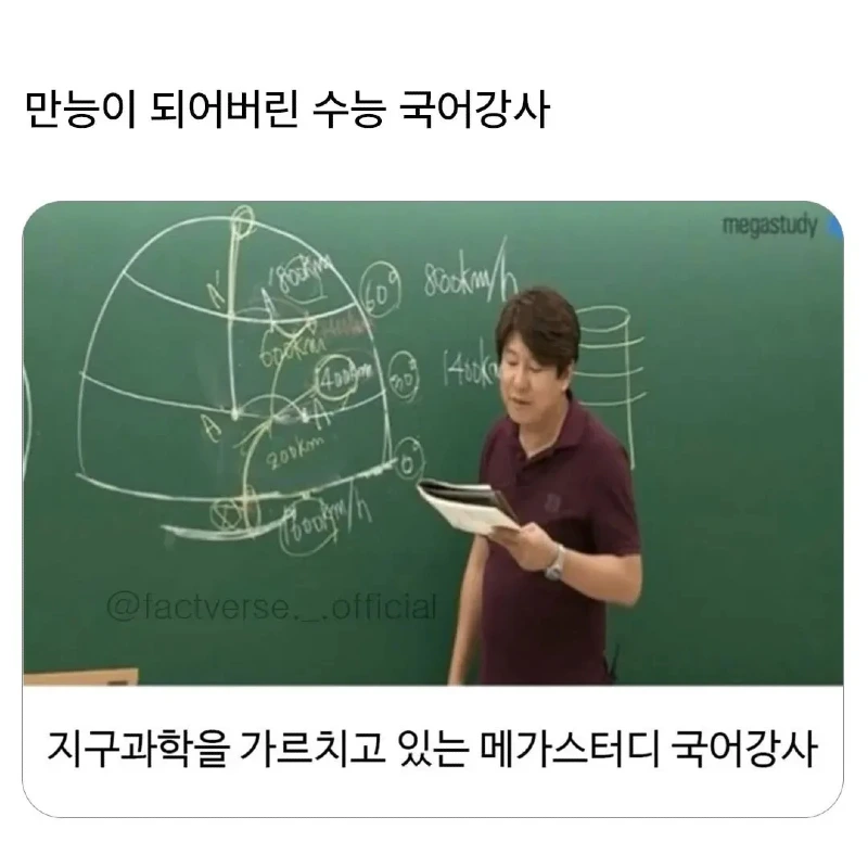 만능이 되어버린 수능 국어강사