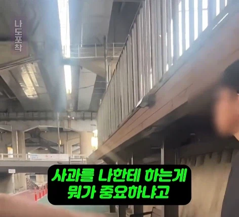 할머니 넘어트리고 적반하장으로 나오는 러닝크루 (15)