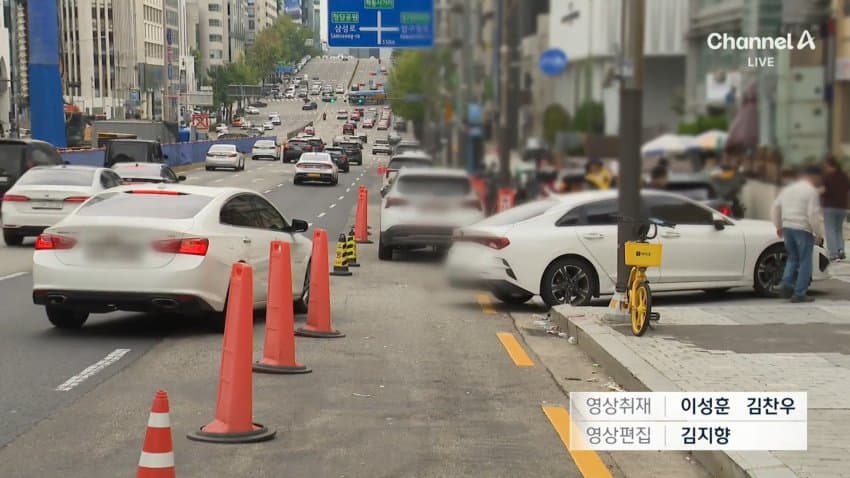 강남 청담동 클럽 앞 음주운전 30대 여성…보행자 4명 덮쳐 (13)