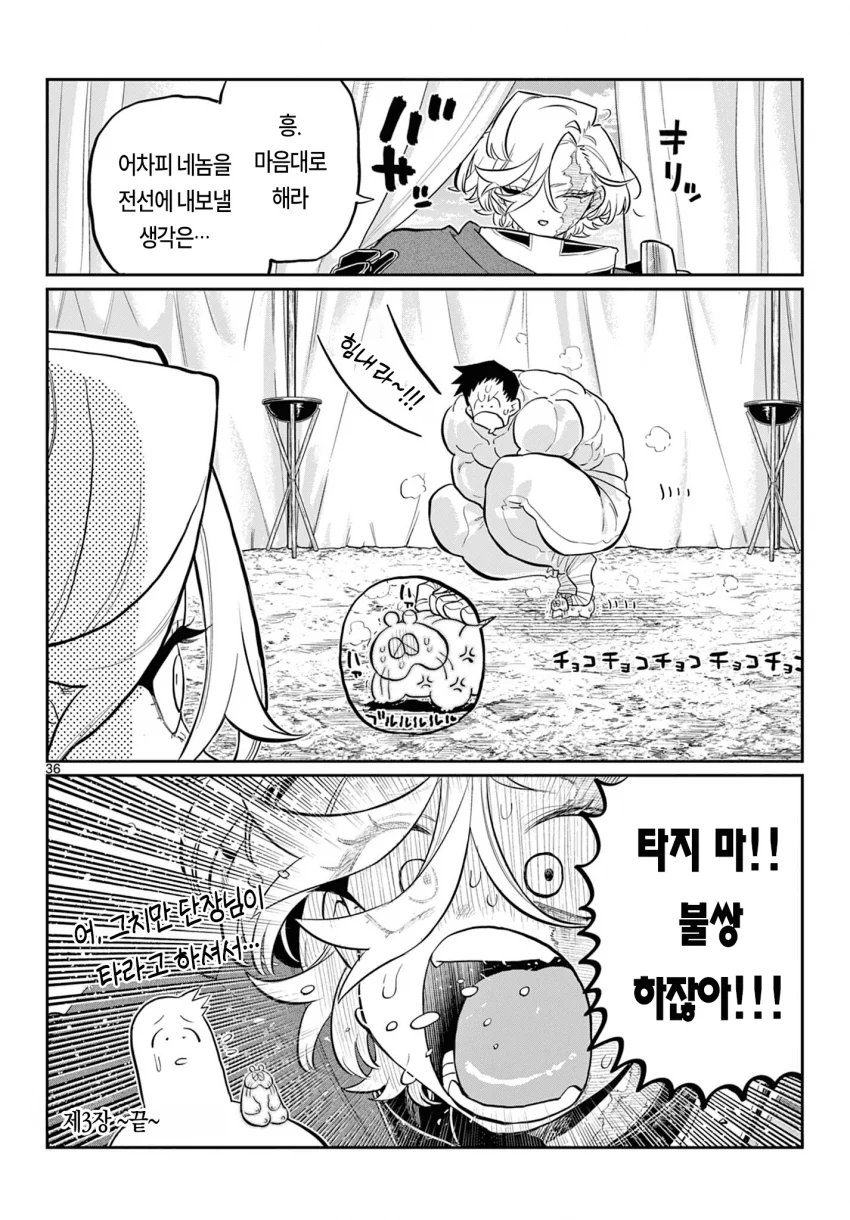 신참을 괴롭히는 기사단장 만화 (35)
