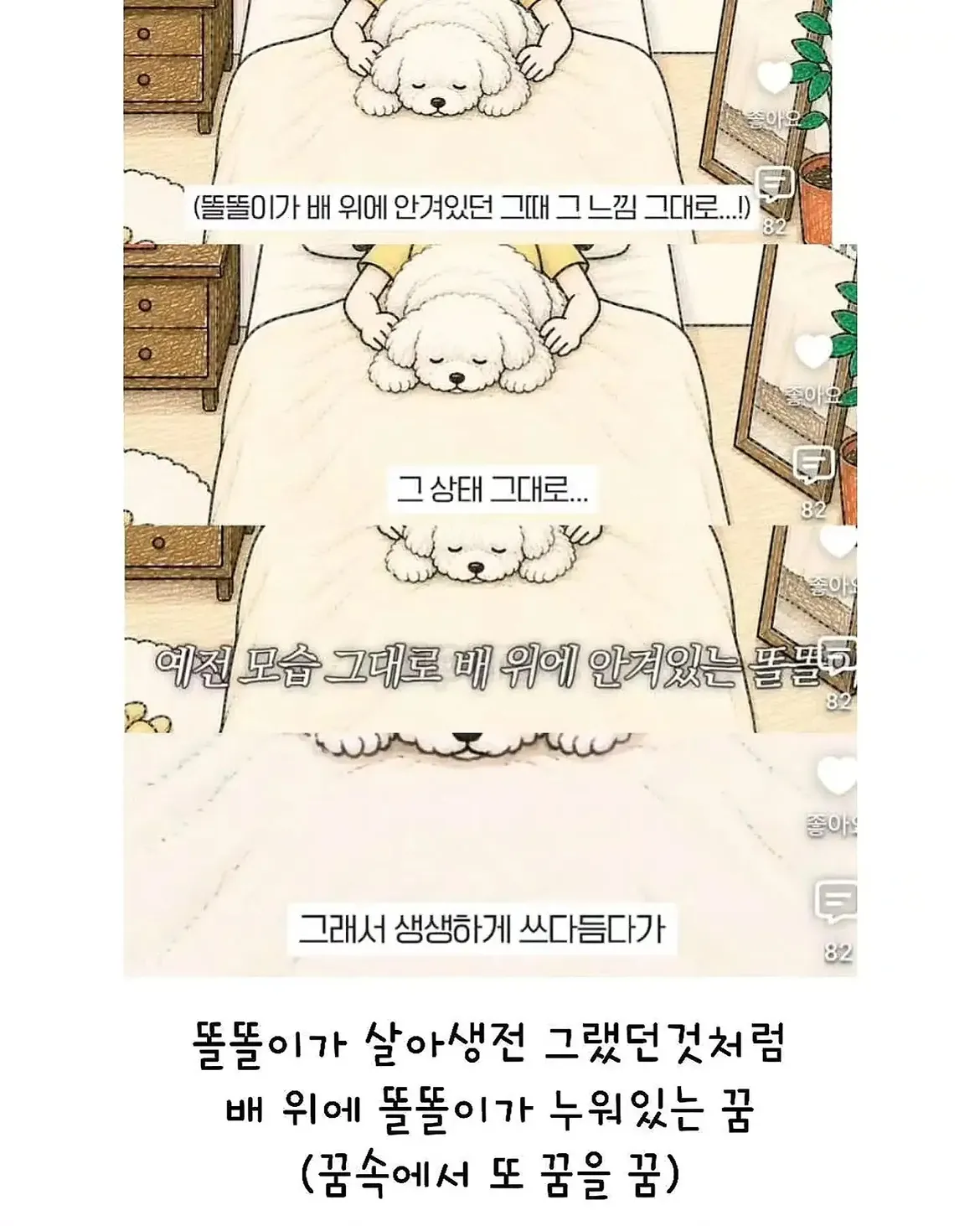 세상 떠난 반려견이 딸로 돌아온거 같다는 유튜버 (10)