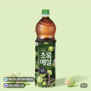 초록매실제로 1.5L x 12개