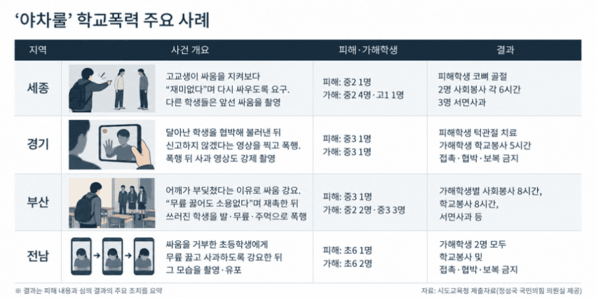 “무릎 꿇고 뺨 맞을래? 야차 뜰래?” 조폭 뺨치는 아이들 싸움판 (4)