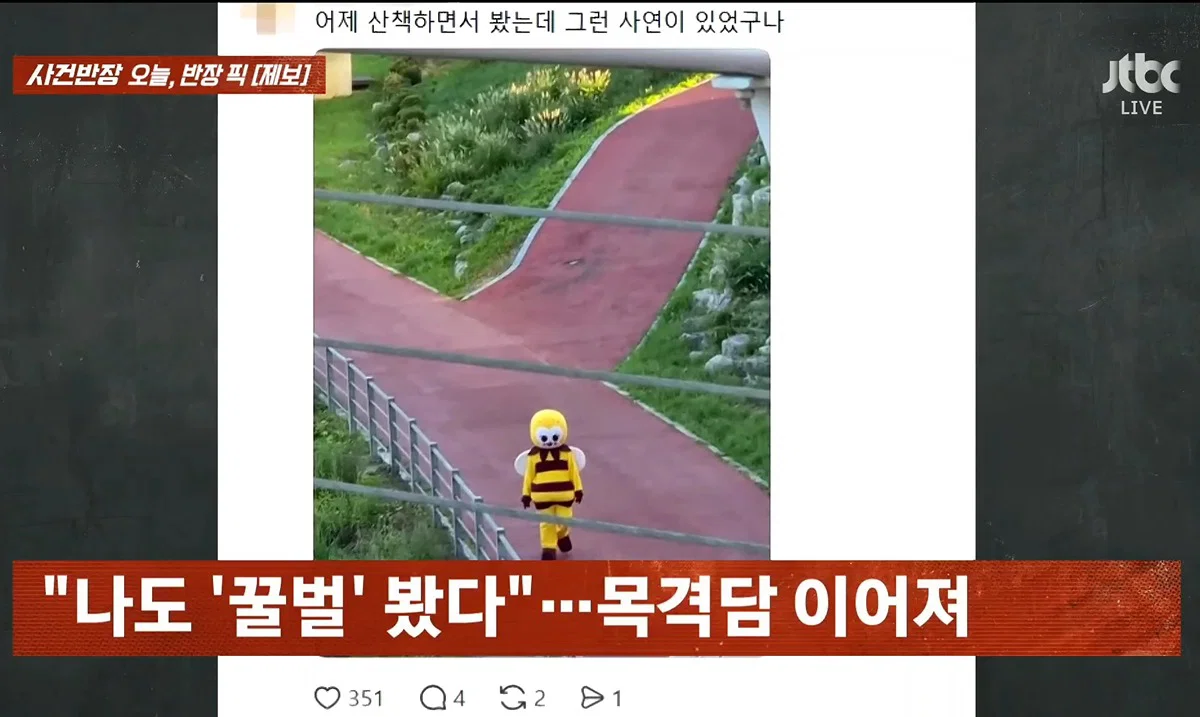 사건반장에 나온 꿀벌 복장 입는 이유 (3)