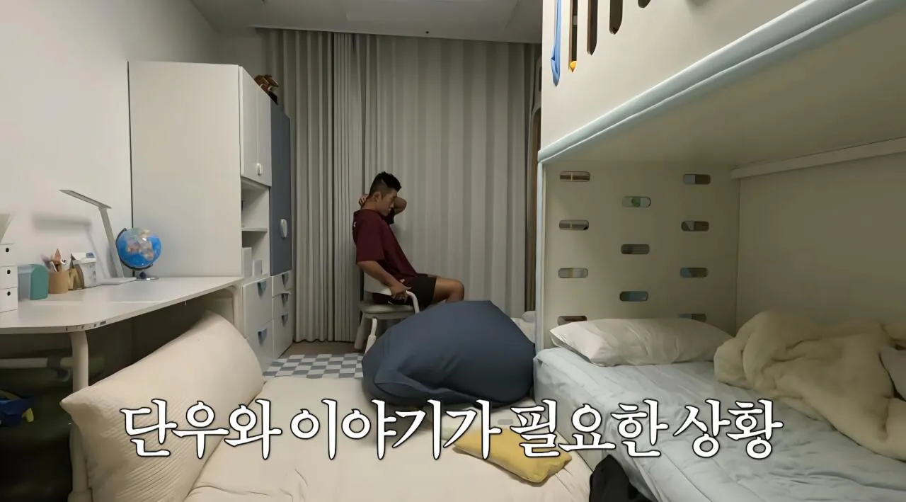 48603.jpg 학교 가기 싫다는 아들 훈육하는 매미킴 김동현 ㅠㅠㅠㅠ