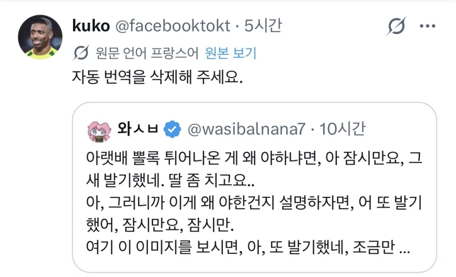 빗발치는 자동번역 삭제 요구 (2)