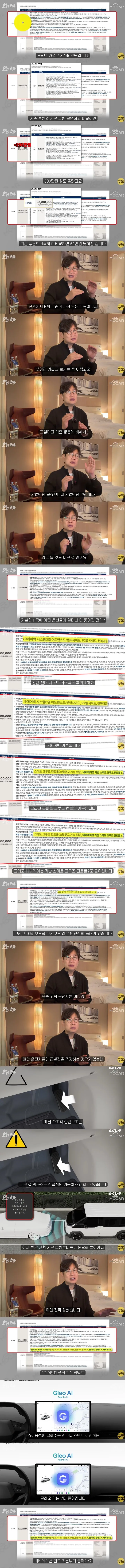 현대차 신형 투싼 시작가격과 옵션을 본 유튜버들 반응