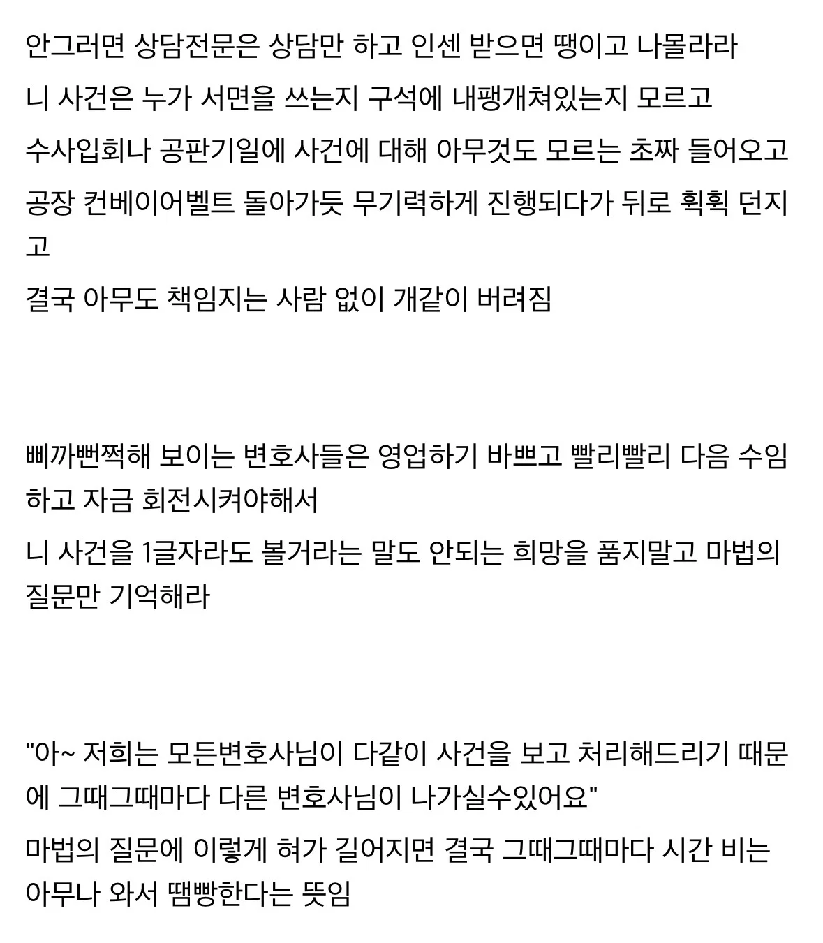 변호사 선임 진짜 핵심 tip 푼다 (2)