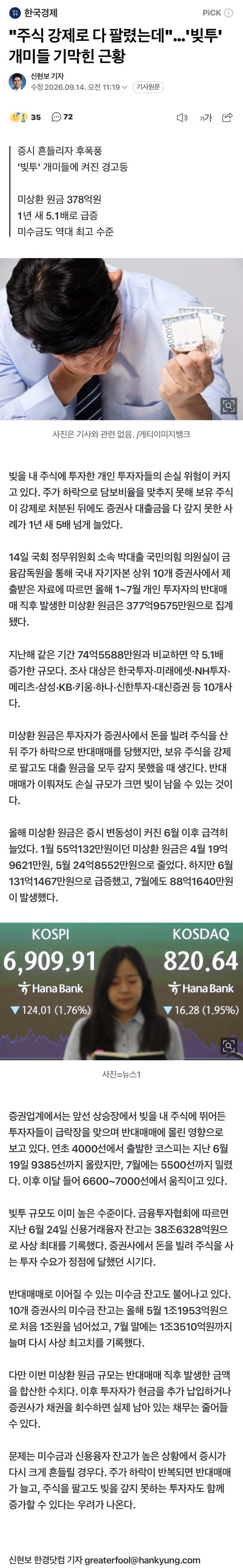 "주식 강제로 다 팔렸는데"…'빚투' 개미들 기막힌 근황