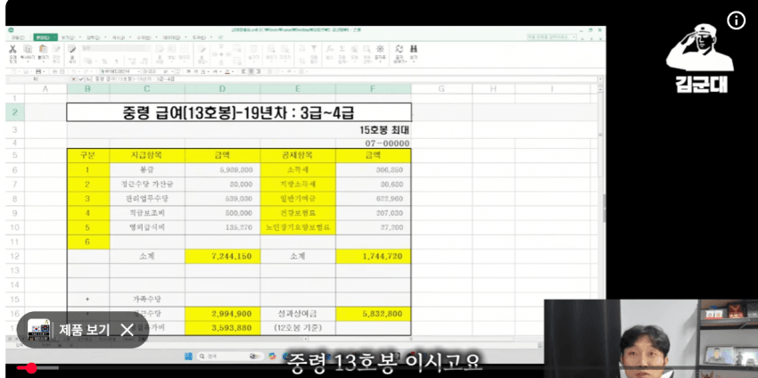 군대 간부 월급 (17)