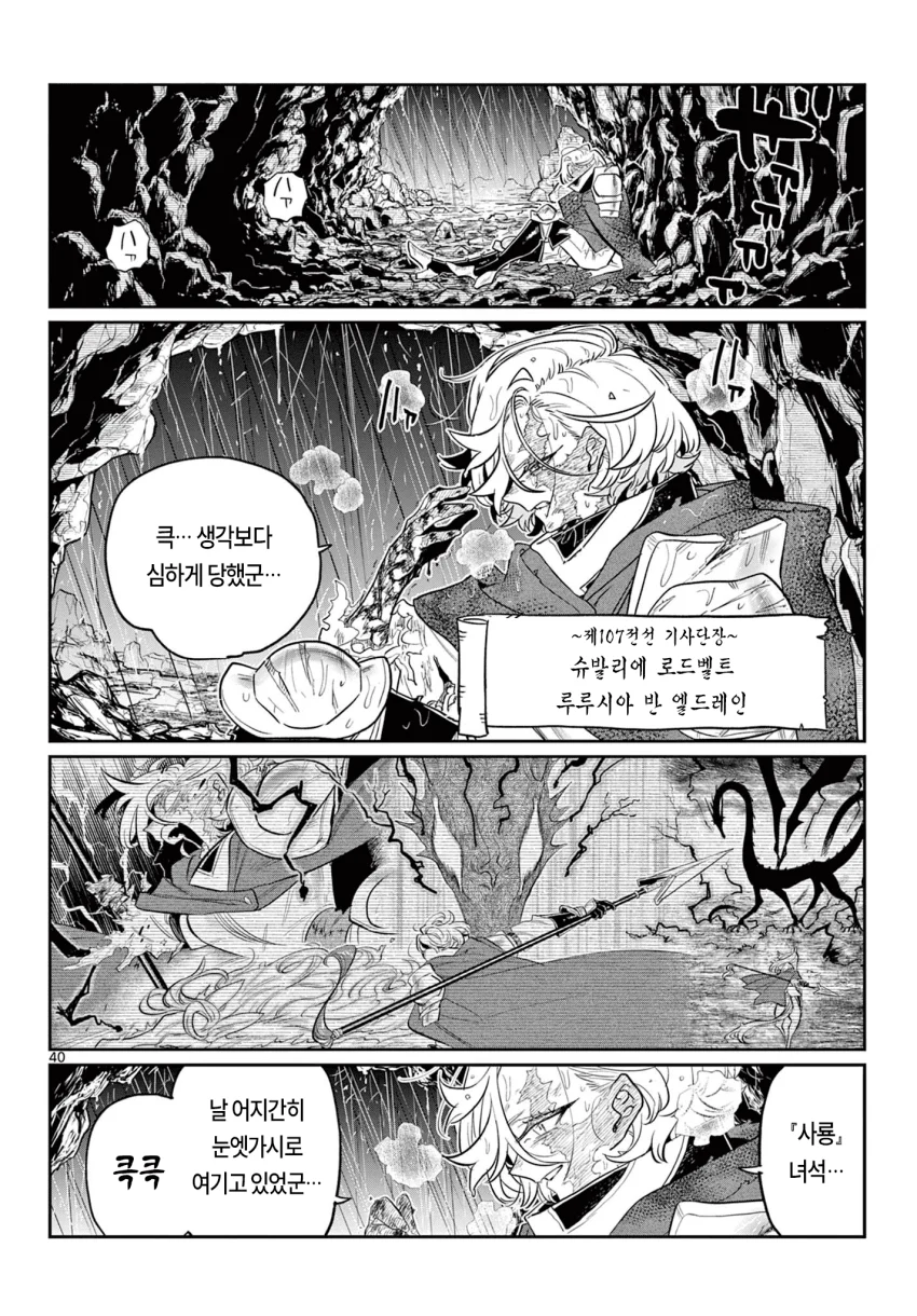 신참을 괴롭히는 기사단장 만화 (39)