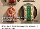 국내산 깐마늘 1키로