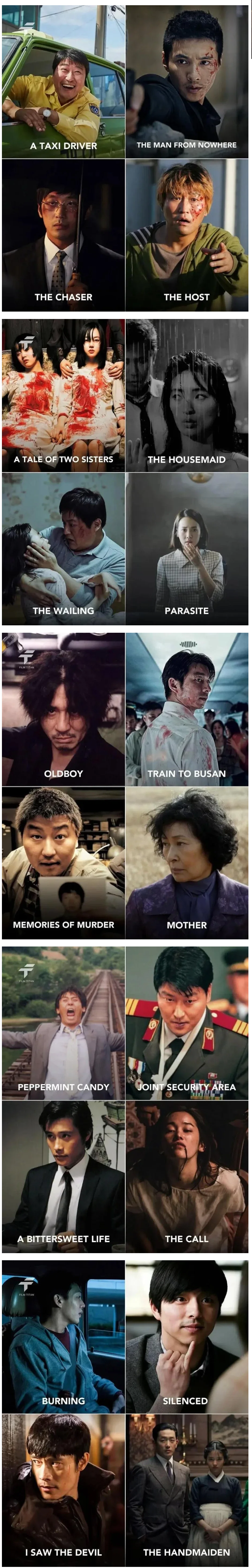 해외 sns에 올라온 한국 영화 명작