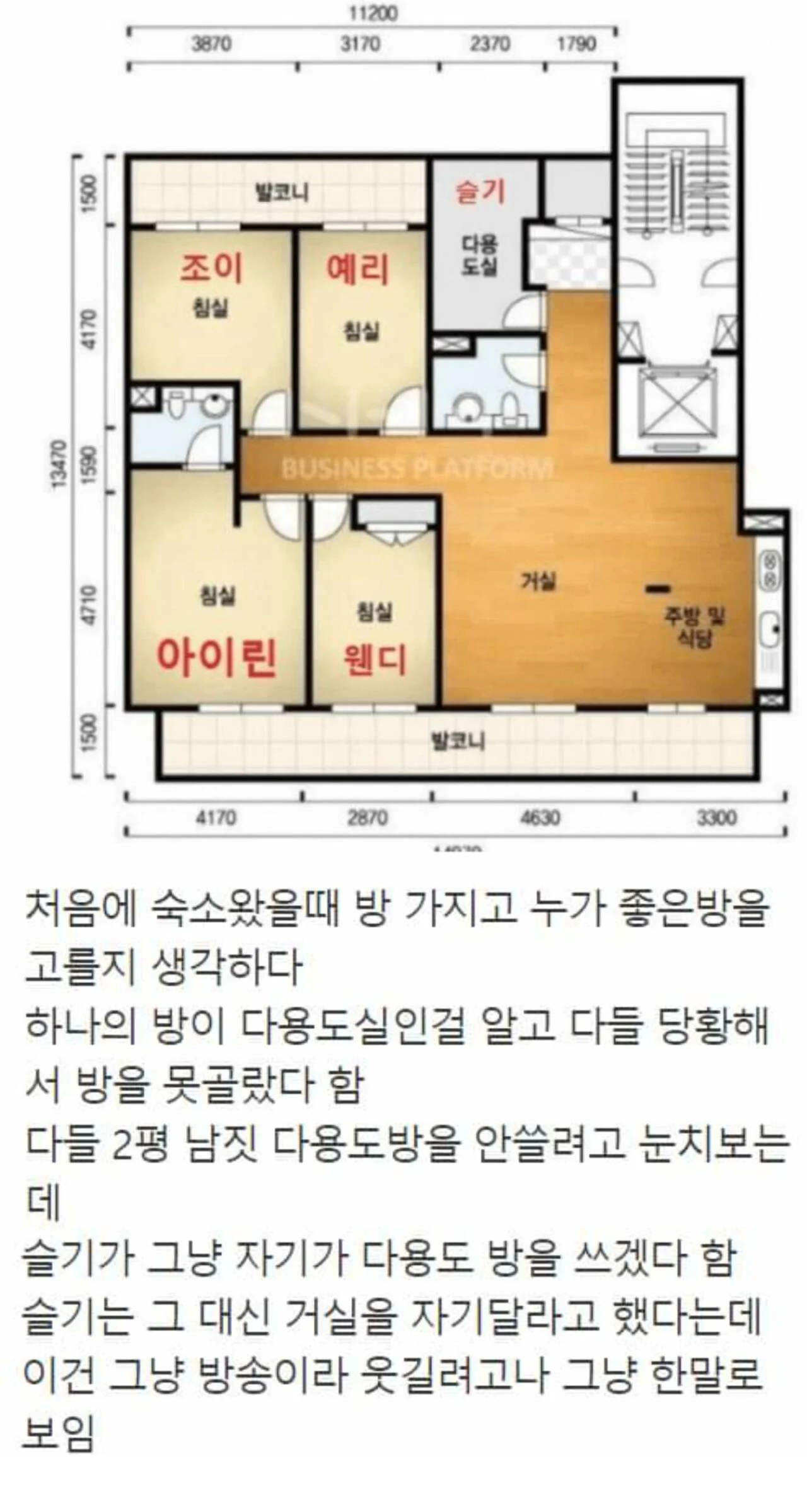 아이린과 비교되는 그녀의 인성