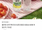 풀무원 브리지톡 탄산수/탄산음료 500ml 40병