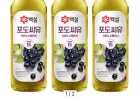 백설 포도씨유 900ml 3개