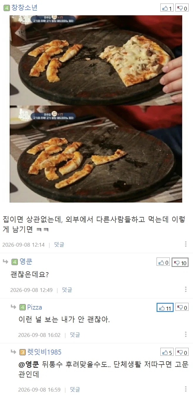 피자 꼬다리, 치킨 다리 끝 남기는 아이, 그냥 두시나요? (14)