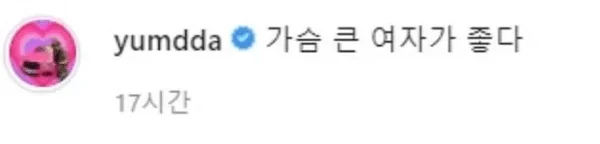 ㅇㅎ) 큰 가슴이 좋다고 한 래퍼