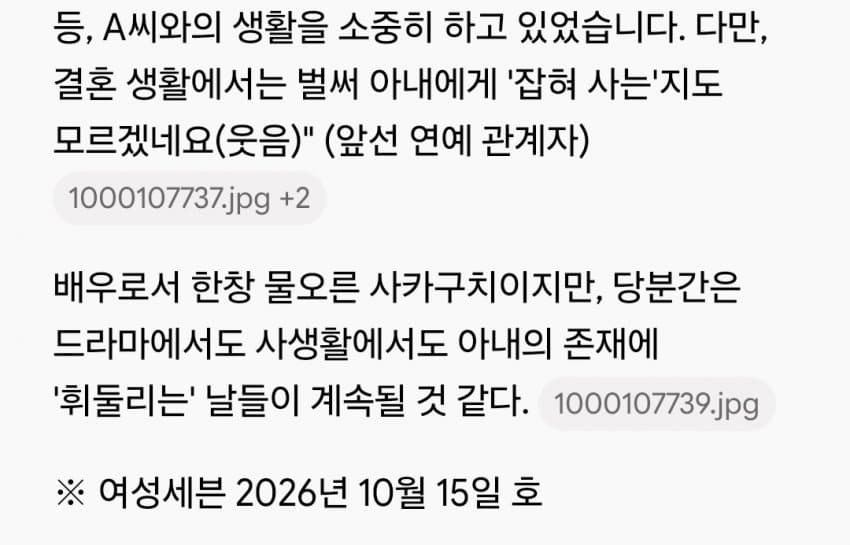 켄타로 부부싸움 해서 와이프가 경찰신고해서 신문에 났대 (4)