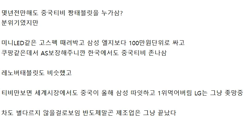 미래엔 중국차가 한국시장 먹을거라 생각하는 이유 (2)