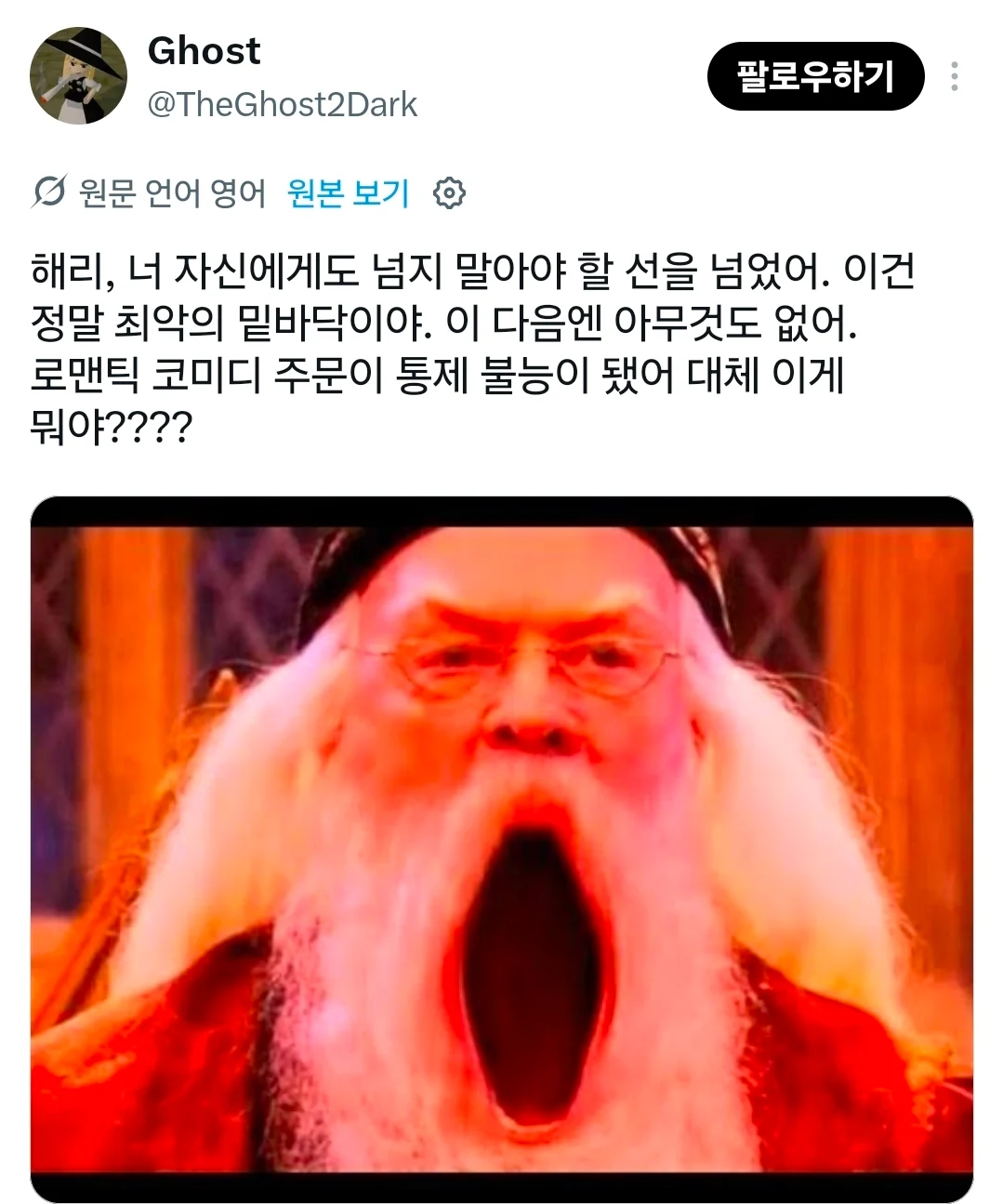 호그와트가 TS촌이 되자 폭주 중인 덤블도어 (2)