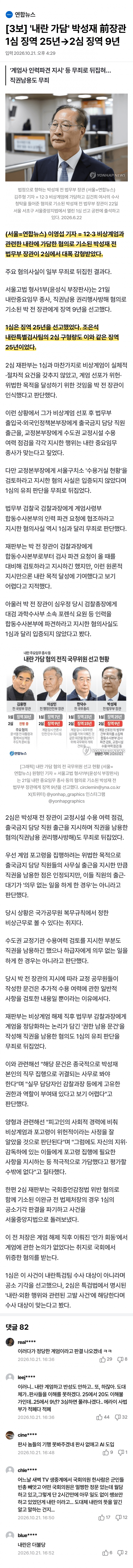 박성재 2심서 징역 25년→9년…일부 무죄 (2)