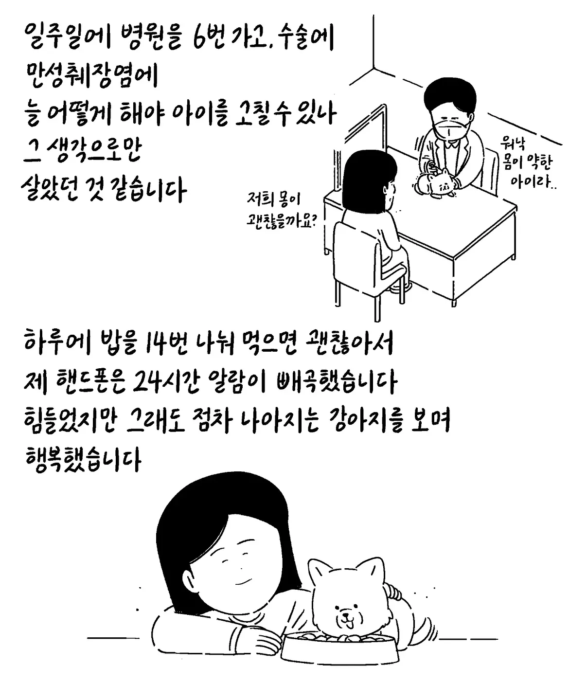 몽이는 처음부터 아픈 아이였어요 (6)