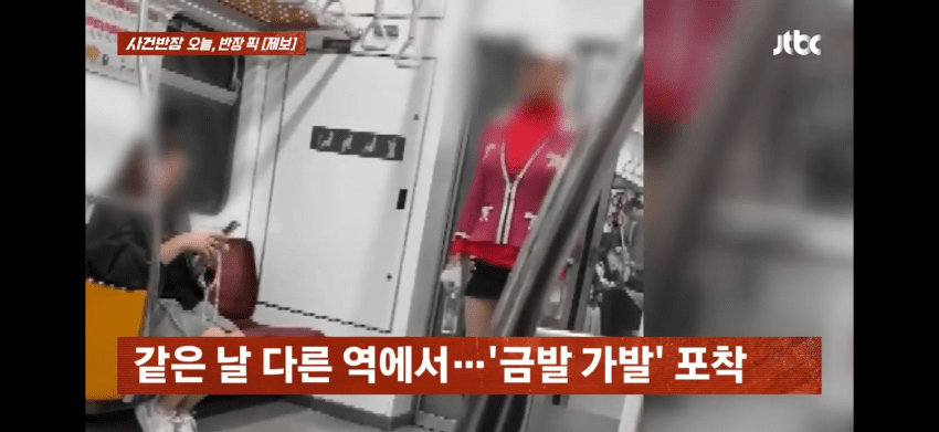 금발 가발에 보정속옷까지…서울 지하철서 목격된 여장 남성들 (16)