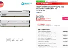 KLEVV DDR5-6000 CL30 BOLT V WHITE 32GB(16Gx2)