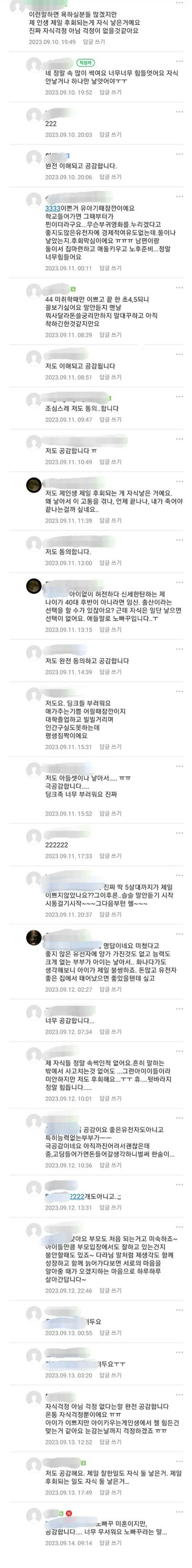 맘카페 회원 : 자식 낳지마세요 (2)