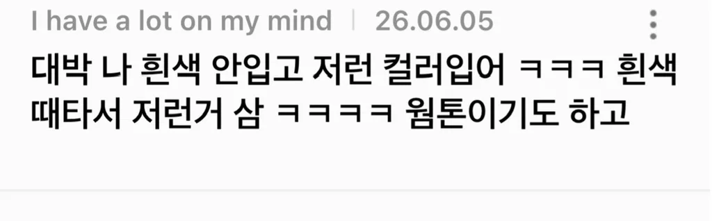 해외 살 때 진짜진짜 많이 들었던 코리안 컬러 (3)