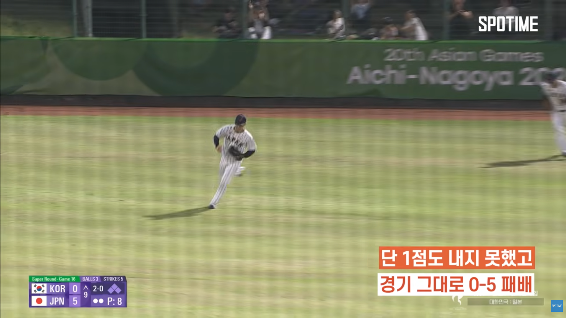 한국야구, 일본 사회인 야구팀에 패배