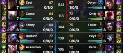 오늘 T1 도란이 또 캐리했네?