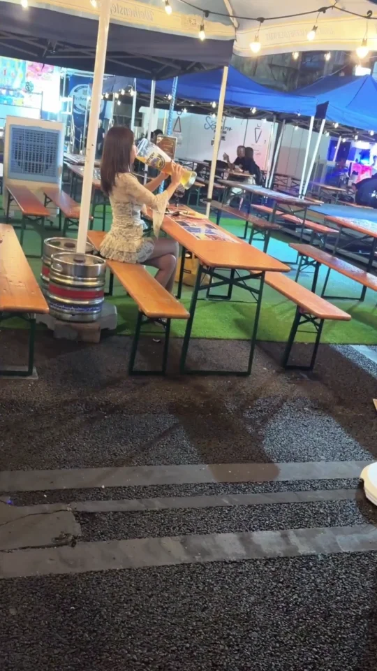혼술하는 처자