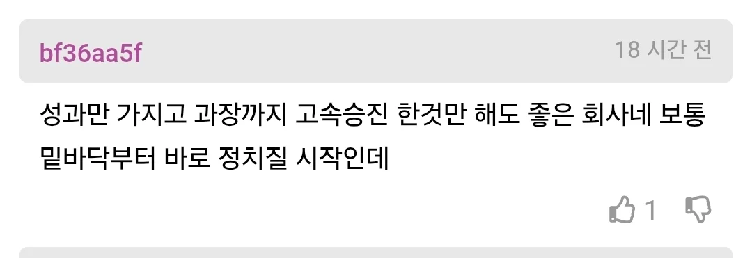 차장 진급에 떨어진 사람의 분노 (4)