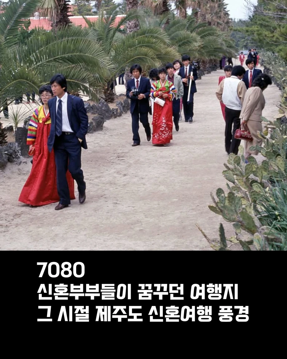 70 80 년대 시절 제주도 신혼여행 풍경 (3)