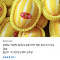 성주 가정용 참외 2kg